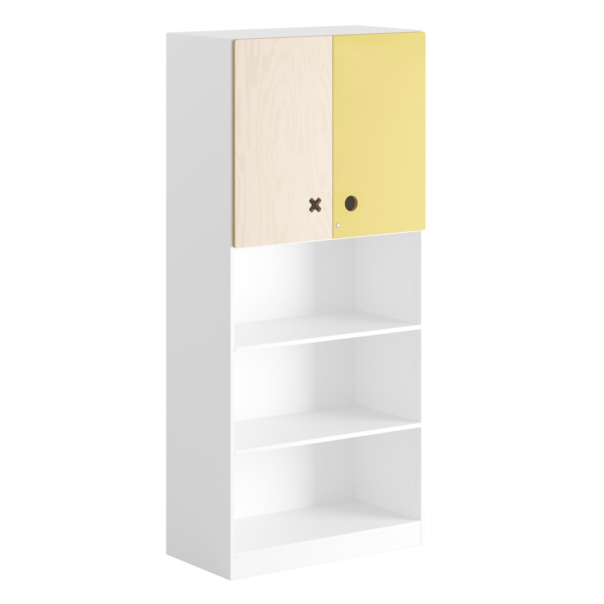 Kindergartenschrank mit 2 Rollcontainern