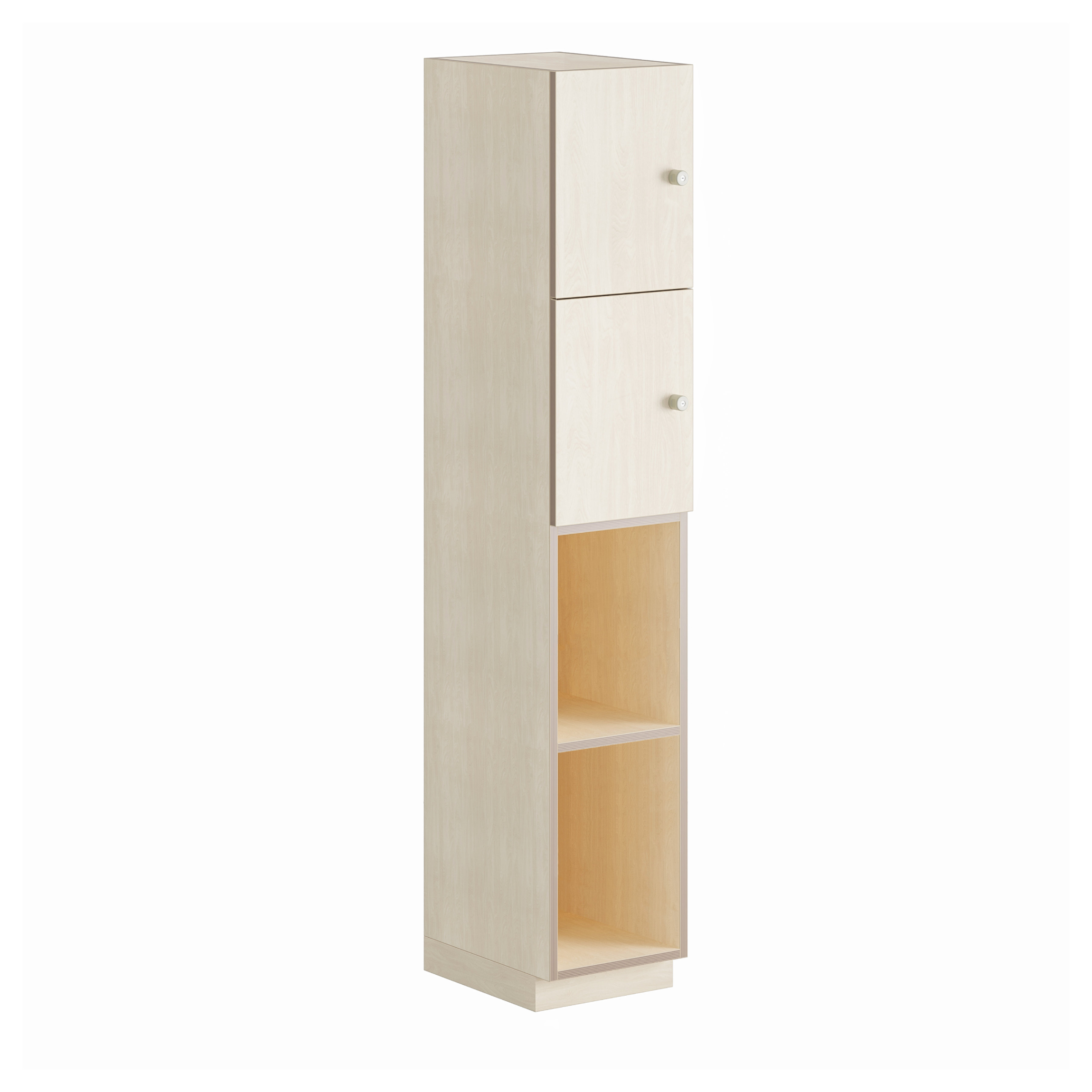 Spindschrank mit 4 Spinden für die Garderobe