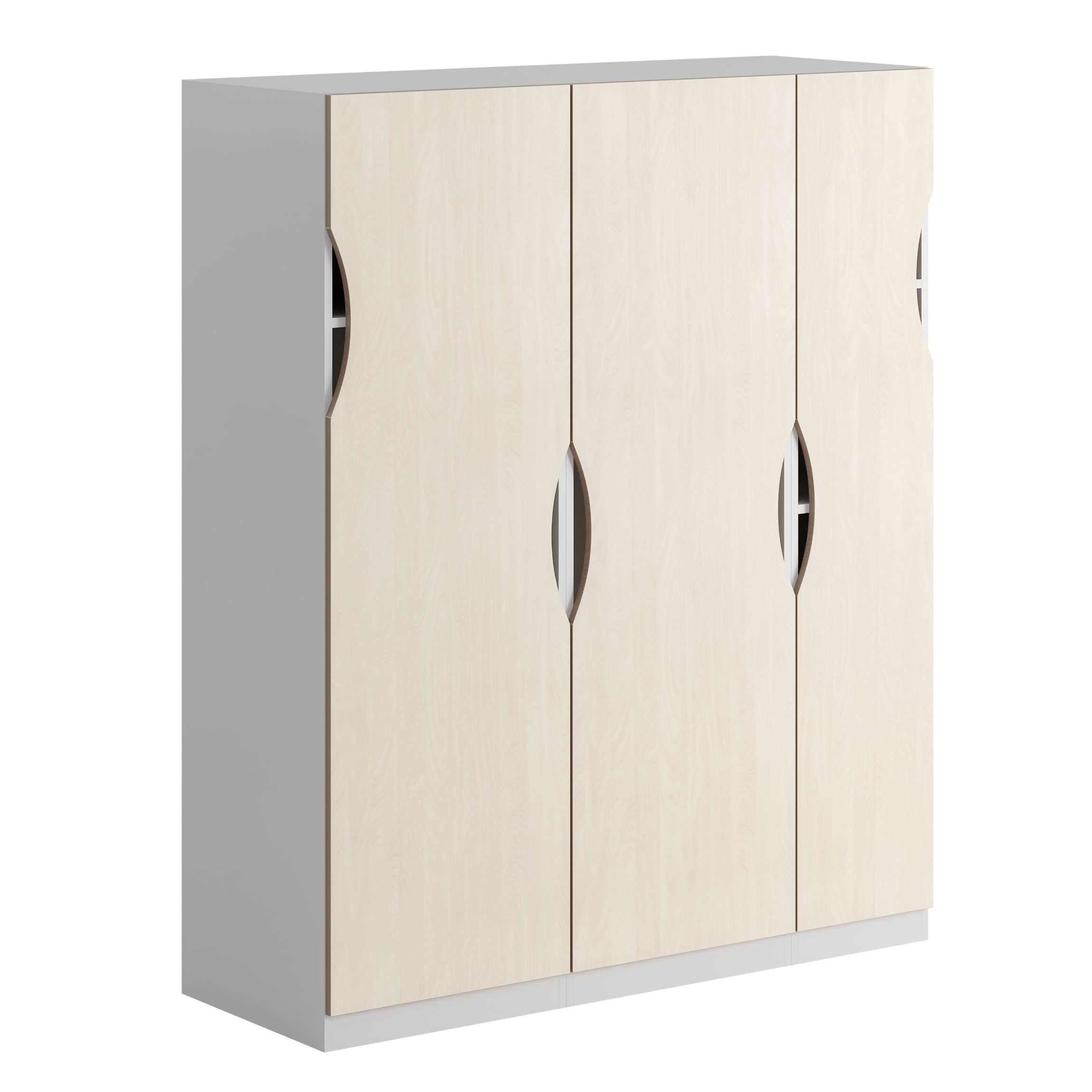 Matratzenschrank mit offenen Griffen